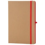 Note book écologique bordures de pages et élastiques colorées BLN 06