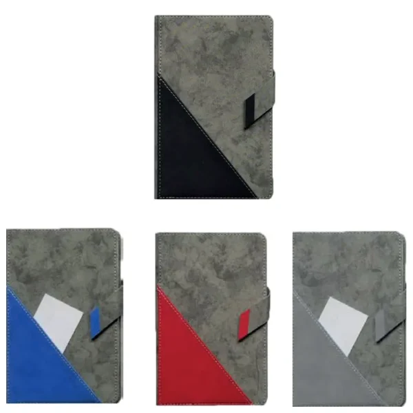 SSM Note book Simili cuir poche extérieur