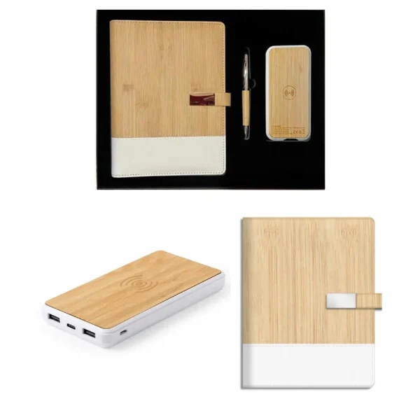 SSM Coffret Cadeau 3 pièces en Bambou CAB02