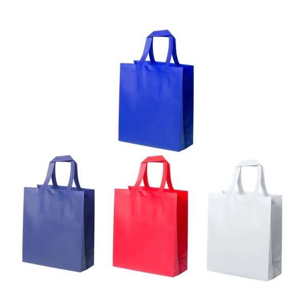 Sac de shopping publicitaire en Tissus non tissé TNT avec soufflet MAR05