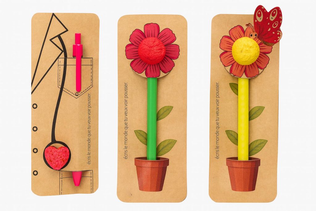 Stylo avec étui à graines – Bubble Seeds